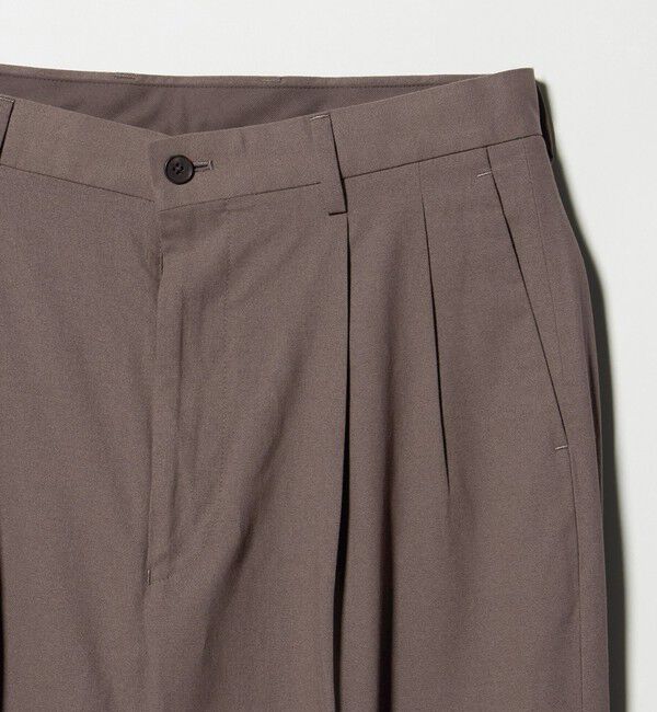 UNITED ARROWS green label relaxing「TR 和紙 2プリーツ スラックス W4」|スラックス|