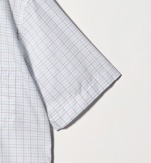 UNITED ARROWS green label relaxing「エブリット TC パナマ チェック スタンダード ボタンダウン ショートスリーブ シャツ -イージーアイロン・」|シャツ・ブラウス|