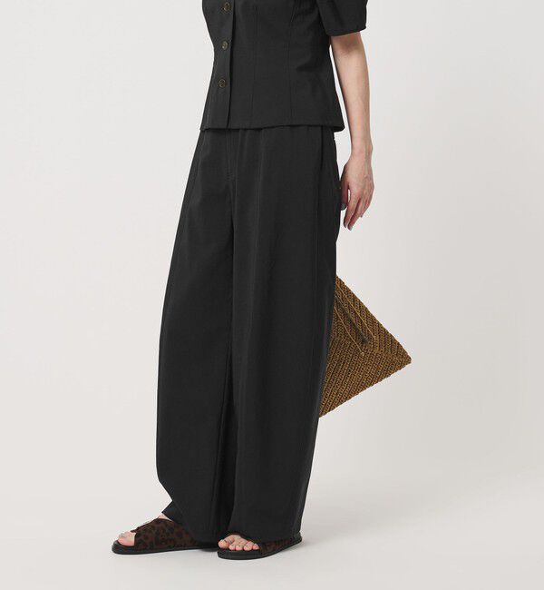 BEAUTY&YOUTH UNITED ARROWS「バックゴム カーブパンツ UVカット 防シワ ウォッシャブル」|チノ|