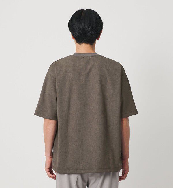 BEAUTY&YOUTH UNITED ARROWS「フラックス ライク アジャスト クルーネック Tシャツ 吸水速乾 ストレッチ 通気性」|Tシャツ・カットソー|