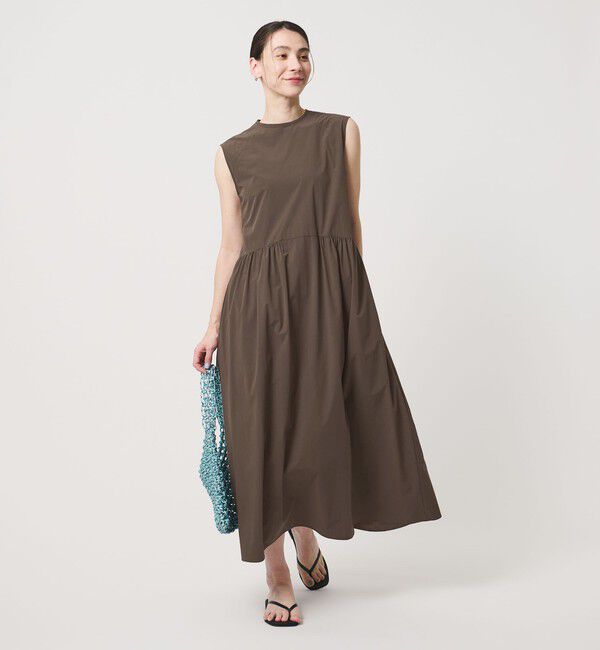 BEAUTY&YOUTH UNITED ARROWS「360&deg;MASTER ICE ノースリーブ ワンピース UVカット 接触冷感 防シワ はっ水 ウォッシャブル」|ワンピース|