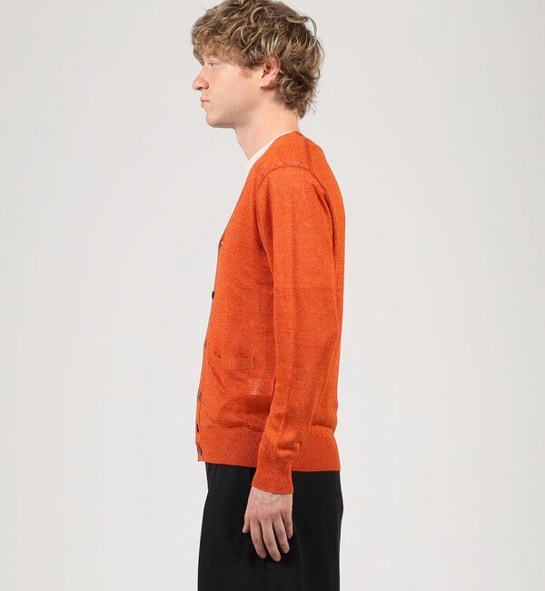TOMORROWLAND MENS「TOMORROWLAND tricot ティントリネン Vネックカーディガン」|カーディガン|