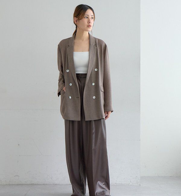 「シアーウォッシャブルジャケット」|テーラードジャケット|