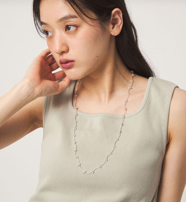 UNITED ARROWS green label relaxing「ボール＆バー デザインチェーン ネックレス」|ネックレス|