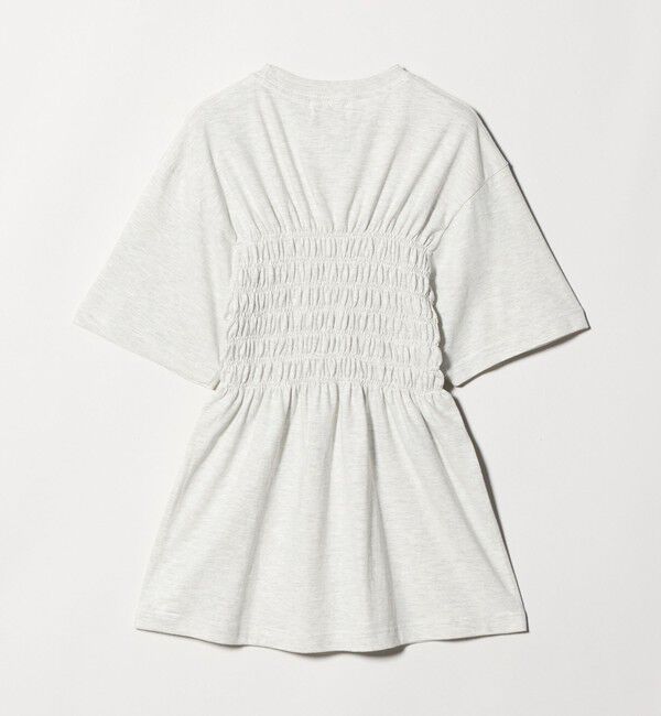 UNITED ARROWS green label relaxing「【別注】＜Various Timeless Arts＞シャーリング プリント Tシャツ ミディアムグレー」|Tシャツ・カットソー|