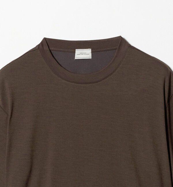 UNITED ARROWS green label relaxing「ウールナイロン テーラード クルーネック Tシャツ ウールT」|Tシャツ・カットソー|