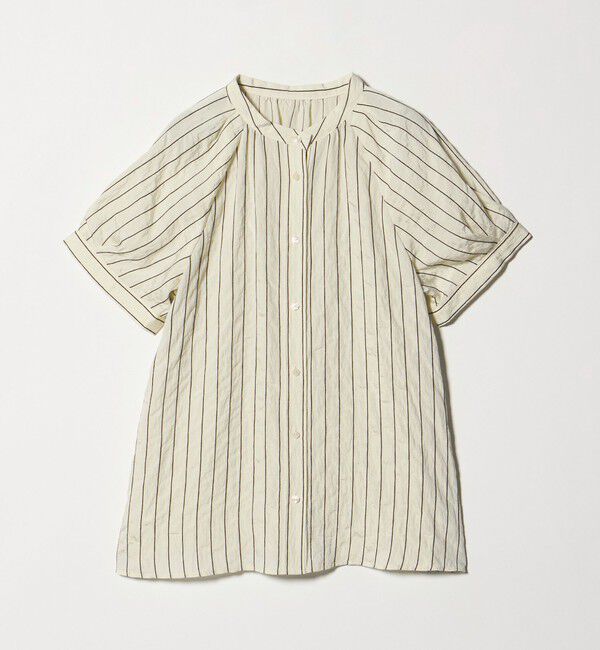 UNITED ARROWS green label relaxing「スタンド ストライプ ブラウス」|シャツ・ブラウス|
