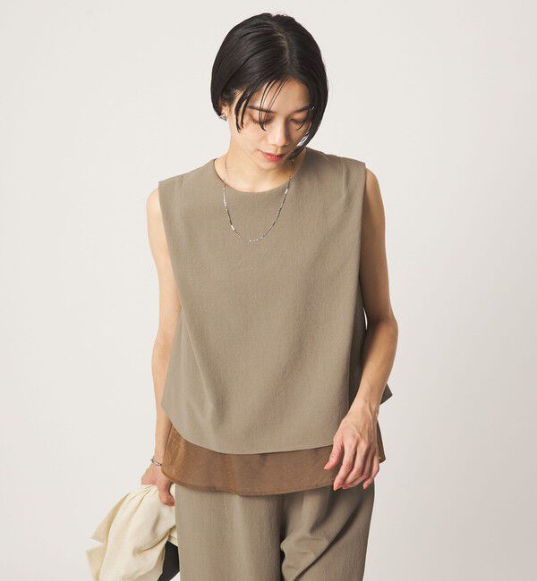 UNITED ARROWS green label relaxing「【結論シリーズ】ダブルフレアオールインワン［size SHORT/TALLあり］」|オールインワン|