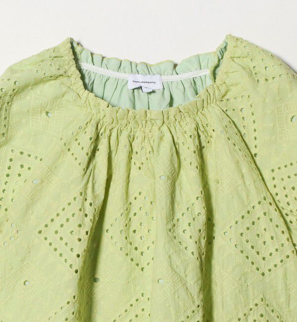 UNITED ARROWS green label relaxing「デザイン レース ブラウス / キッズ 140cm-160cm」|シャツ・ブラウス|