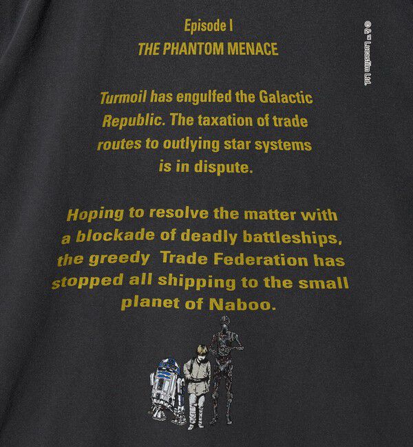 UNITED ARROWS green label relaxing「【別注】＜GOOD ROCK SPEED＞『スター・ウォーズ』ガーメントダイ 半袖 Tシャツ」|Tシャツ・カットソー|