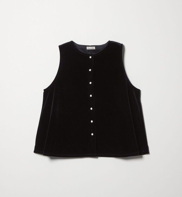 STEVEN ALAN「＜Steven Alan＞ベロア ノースリーブ」|カーディガン|