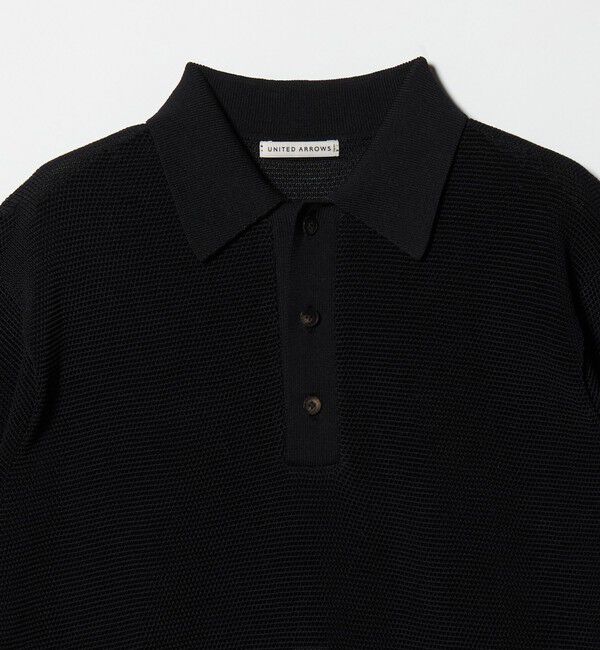 UNITED ARROWS「シャーリーカーン バーズアイ ニットポロシャツ」|ポロシャツ|
