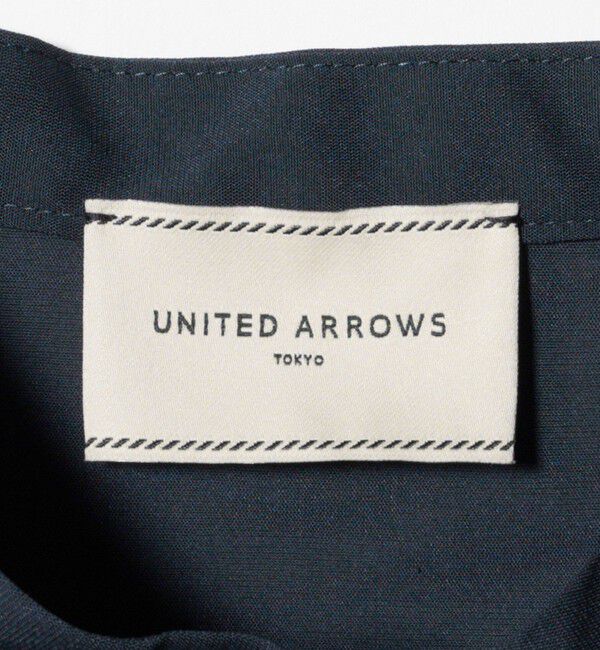 UNITED ARROWS「オーガンジー ペプラム フレア ブラウス ‐ウォッシャブル‐」|シャツ・ブラウス|