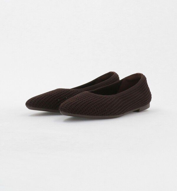 UNITED ARROWS green label relaxing「ウェルネスシアー ポインテッド フラットシューズ / ニットシューズ」|ローファー|