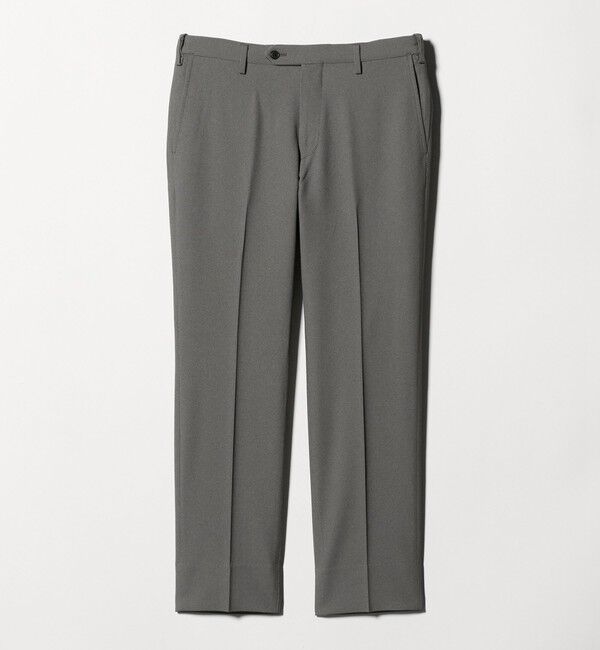 UNITED ARROWS green label relaxing「A+ COOL ポリエステル バーズアイ スタンダード アジャスター NP スラックス -ウォッシャブル・ストレッチ」|スラックス|