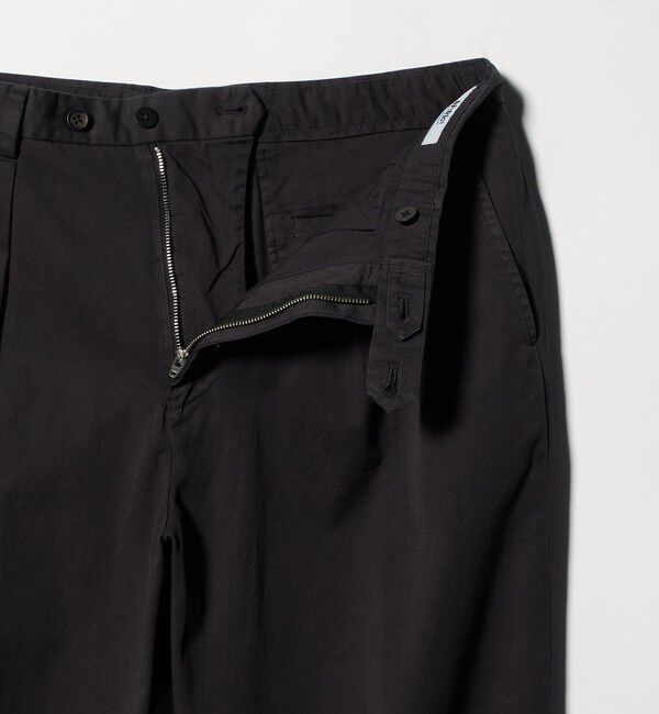 UNITED ARROWS「＜District＞コットン ツイル オーバーダイ 2プリーツ パンツ」|チノ|