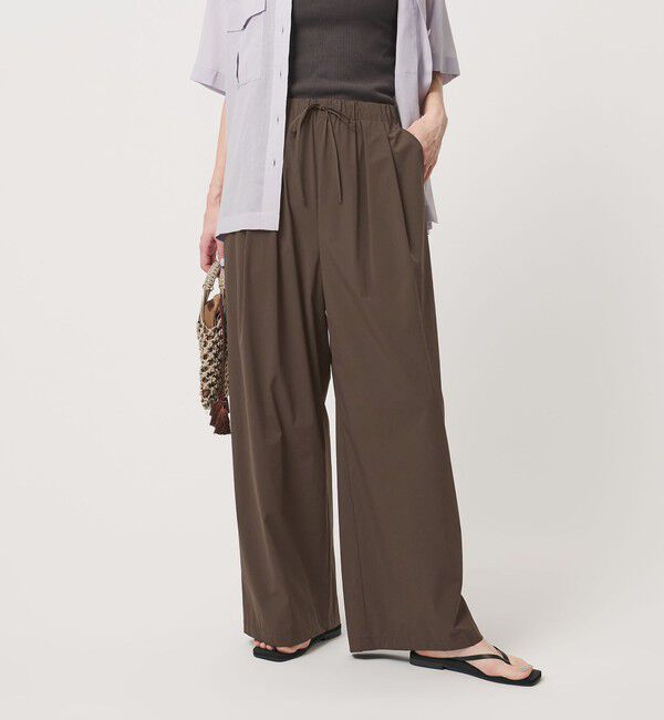 BEAUTY&YOUTH UNITED ARROWS「360&deg;MASTER ICE ワイド イージーパンツ UVカット 接触冷感 防シワ はっ水 ウォッシャブル」|その他|DK.BROWN