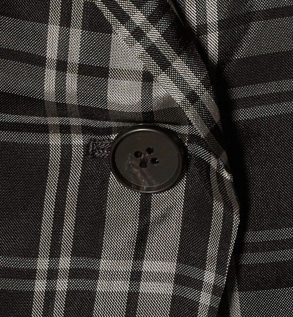 UNITED ARROWS「シアー テーラード チェック ジャケット ‐ウォッシャブル‐」|テーラードジャケット|