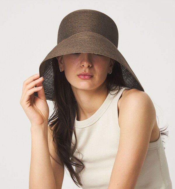 UNITED ARROWS green label relaxing「ロングブリム ブレード ハット」|ハット|MD.BROWN