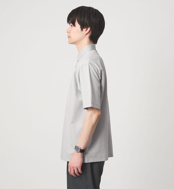 UNITED ARROWS green label relaxing「ドライ サッカー ボタンダウン 半袖 ポロシャツ -吸水速乾-」|ポロシャツ|