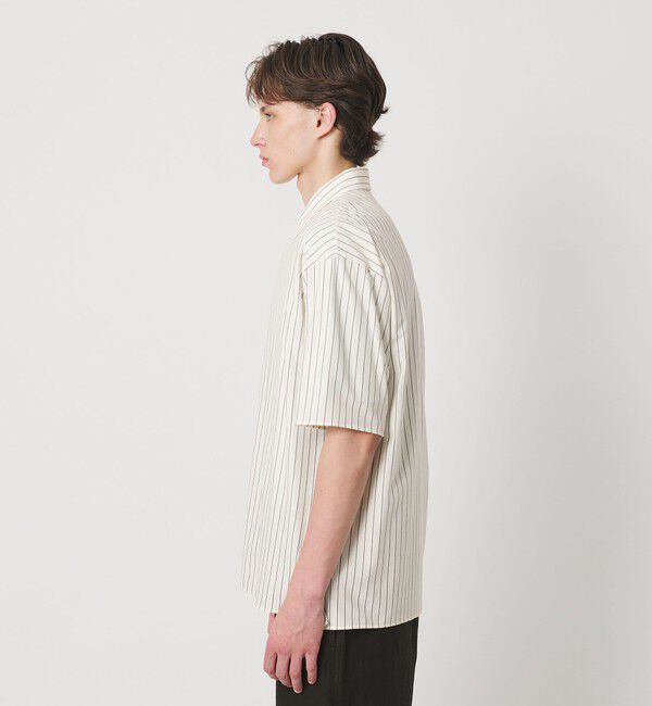 BEAUTY&YOUTH UNITED ARROWS「金政メリヤス ストライプ スクエア フィット レギュラー シャツ」|シャツ・ブラウス|