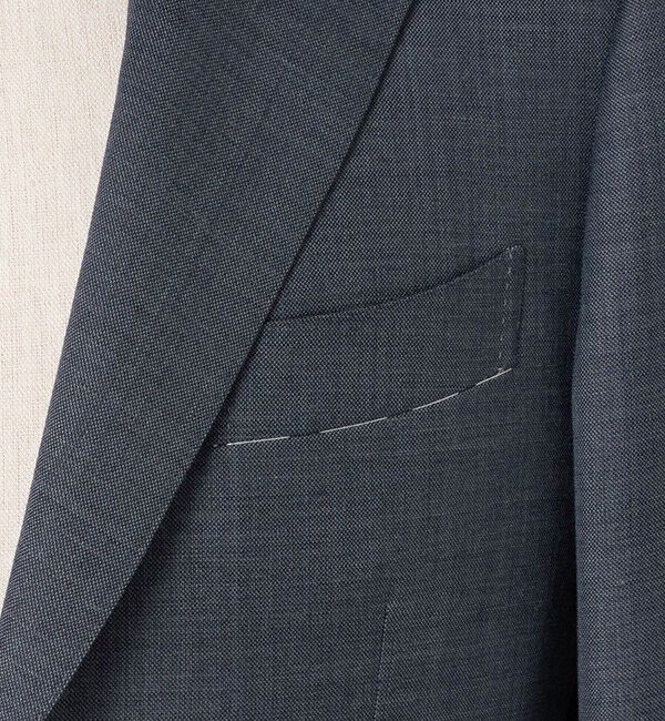 UNITED ARROWS「ブルーシャークスキン シングル 3ボタン スーツ S‐MODEL ヨコストレッチ」|スーツ|