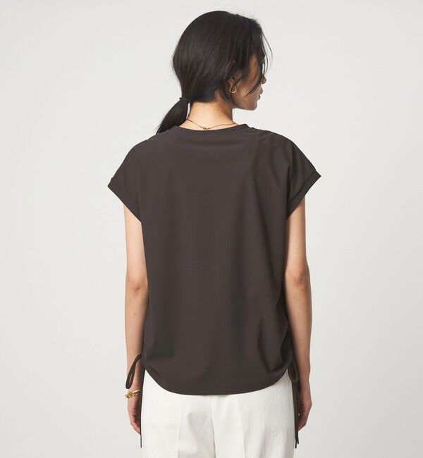 UNITED ARROWS green label relaxing「サイド ドロスト ノースリーブ カットソー」|Tシャツ・カットソー|