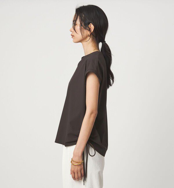UNITED ARROWS green label relaxing「サイド ドロスト ノースリーブ カットソー」|Tシャツ・カットソー|