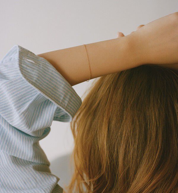BEAUTY&YOUTH UNITED ARROWS「＜33&times;by Preek＞シン チェーン ブレスレット 17cm」|ブレスレット・バングル|GOLD