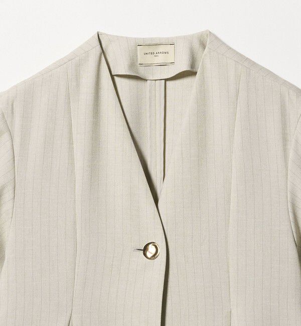 UNITED ARROWS「Spiree ストライプ ブラウス ‐ウォッシャブル‐」|シャツ・ブラウス|