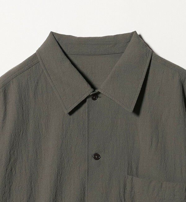 UNITED ARROWS「ウール/ナイロン アルバトロス ワンピースカラー ショートスリーブシャツ」|シャツ・ブラウス|