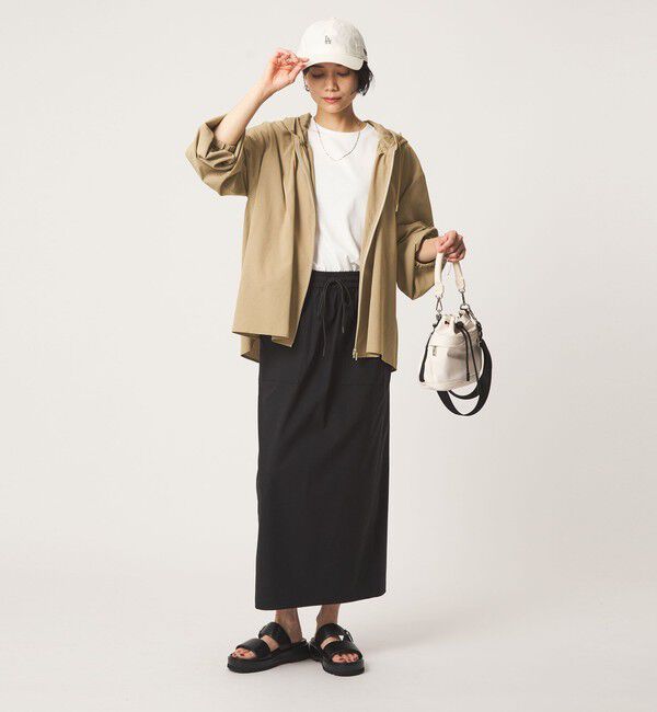 UNITED ARROWS green label relaxing「［size SHORTあり］フード ギャザー シャツ 」|シャツ・ブラウス|