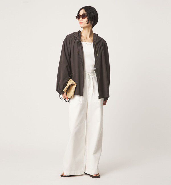UNITED ARROWS green label relaxing「［size SHORTあり］フード ギャザー シャツ 」|シャツ・ブラウス|