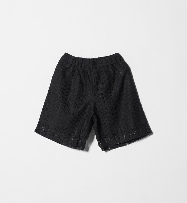 UNITED ARROWS green label relaxing「レース ショートパンツ / キッズ  140cm-160cm」|その他|BLACK