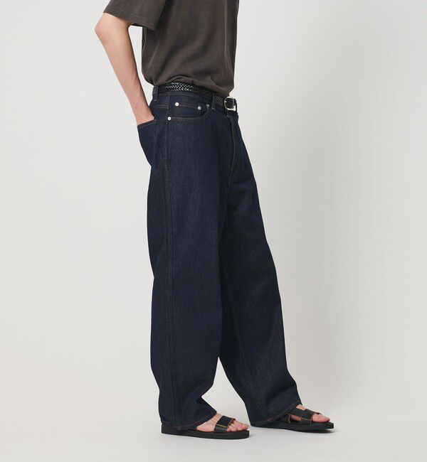 BEAUTY&YOUTH UNITED ARROWS「11.5oz ライト ハイツイスト テーパード デニム パンツ NO.9」|チノ|NAVY