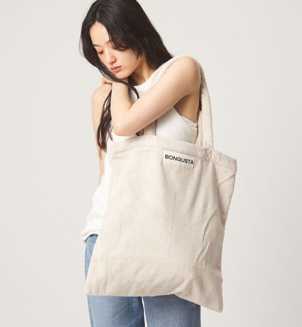 UNITED ARROWS green label relaxing「【WEB限定】＜BONGUSTA＞トートバッグ（無地）」|トートバッグ|LT.GRAY