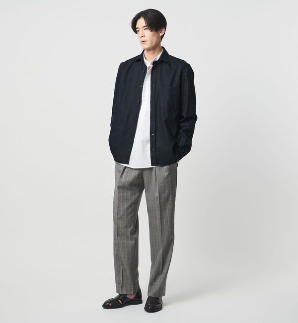 UNITED ARROWS「＜ERRICO FORMICOLA＞GIANNI/ ソリッドシャツ」|カーディガン|