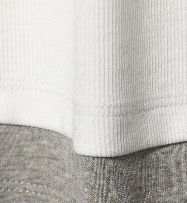 BEAUTY&YOUTH UNITED ARROWS「ヘンリーネック レイヤード Tシャツ」|Tシャツ・カットソー|