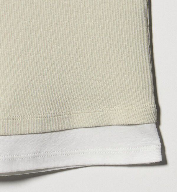 BEAUTY&YOUTH UNITED ARROWS「ヘンリーネック レイヤード Tシャツ」|Tシャツ・カットソー|