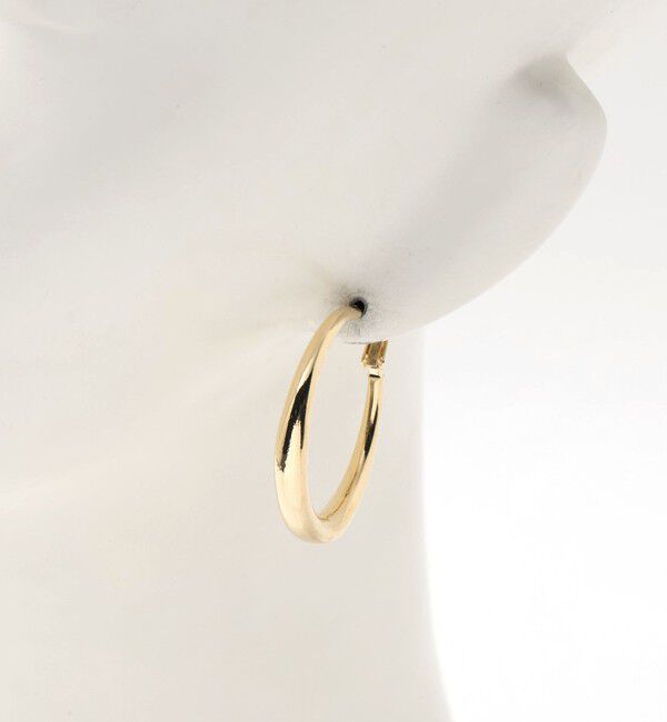BEAUTY&YOUTH UNITED ARROWS「ボリューム ライン フープピアス」|ピアス|