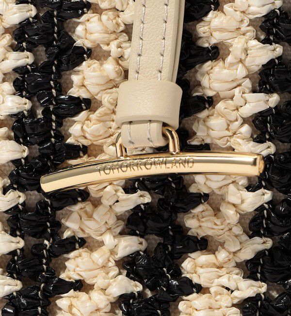 TOMORROWLAND GOODS「Atelier TOMORROWLAND LOTUS STRIPE ハンドバッグ　」|かごバッグ|