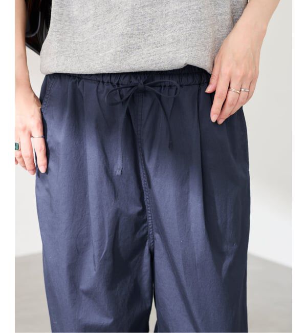 FRAMeWORK「コットンサテンサルエルパンツ」|スラックス|