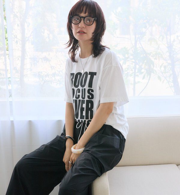  「【接触冷感機能付き/洗濯機洗い可/綿100%】アソートロゴTee」|Tシャツ・カットソー|