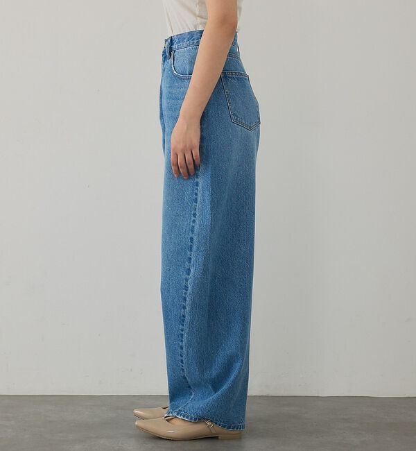 abahouse mavie「【再入荷】ウォッシュドバレルジーンズ」|デニム|