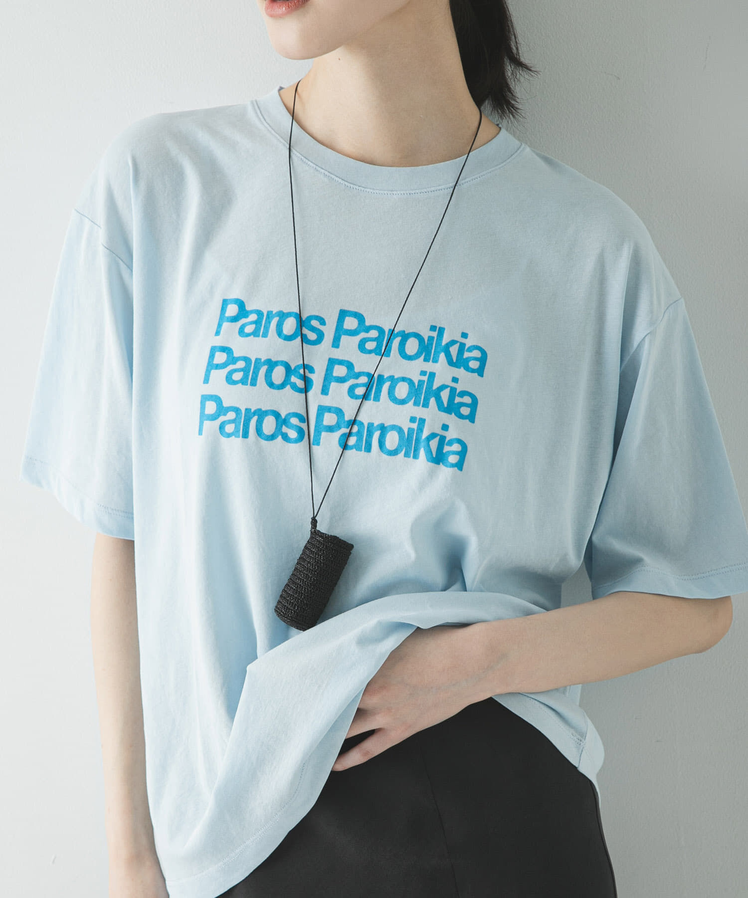 URBAN RESEARCH「シアープリントカラーTシャツ」|Tシャツ・カットソー|ライトブルー