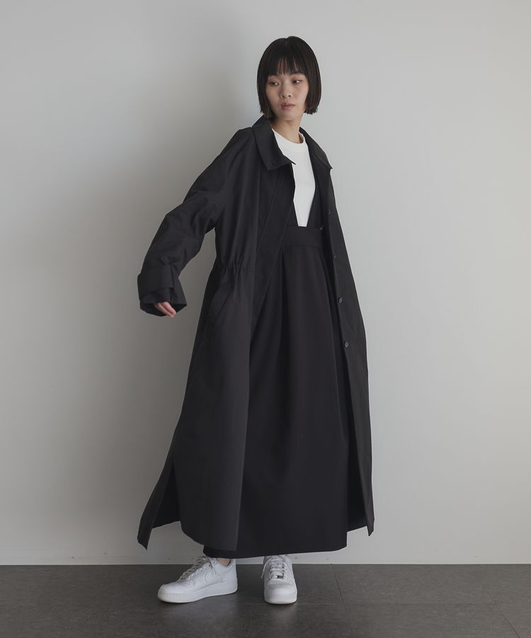 GARAGE OF GOOD CLOTHING「スタンドカラードロストロングコート」|その他|Black
