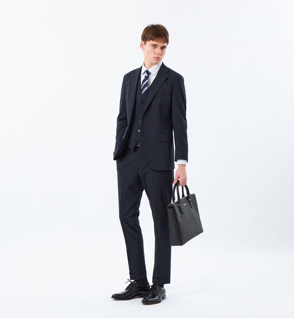MACKINTOSH PHILOSOPHY「トロッター トラウザーズ ＃109 ウール混ストレッチトロピカル」|スラックス|