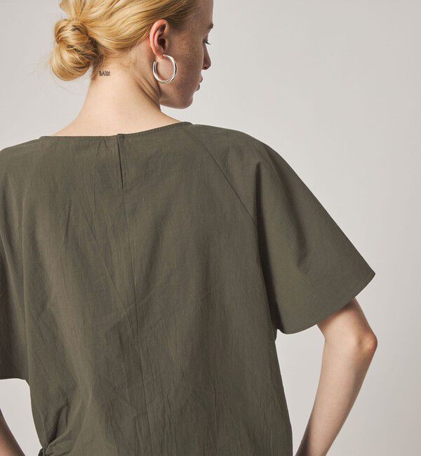STEVEN ALAN「＜Steven Alan＞コットン タイ ブラウス」|シャツ・ブラウス|