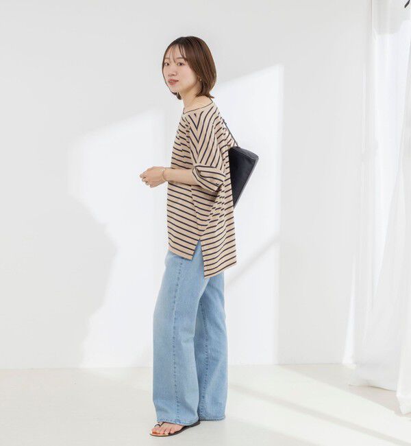 NOLLEY'S「ウォッシャブルリヨセル綿オトナT」|Tシャツ・カットソー|