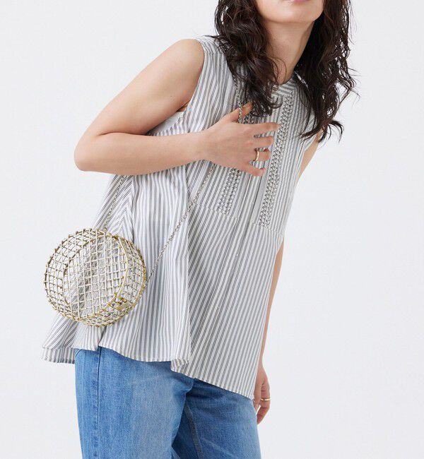 NOLLEY'S sophi「【TORRAZZO DONNA/トラッゾドンナ】A-line Silhouette blouse」|シャツ・ブラウス|グレー系1